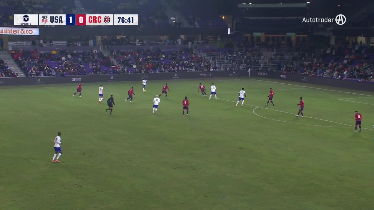No stopping that one. Caden Clark makes it two! #USMNT x Volkswagen