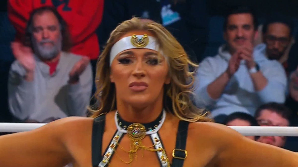 A new force made her presence felt in last week's Casino Gauntlet match as Megan Bayne looks to assert her DOMINANCE on the AEW Women's Division! Watch #AEWDynamite LIVE on TBS Network & @SportsOnMax MEGAN BAYNE ⚡️ メーガン・ベイン