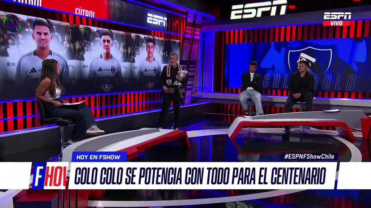¿ES ESTE #COLOCOLO UN "DREAM TEAM" PARA EL FÚTBOL CHILENO? #ESPNFShowChile Cristián Sánchez no ocultó su optimismo por las incorporaciones de peso que ha realizado el elenco de Macul, que este miércoles hizo oficial la llegada de tres nuevos elementos.