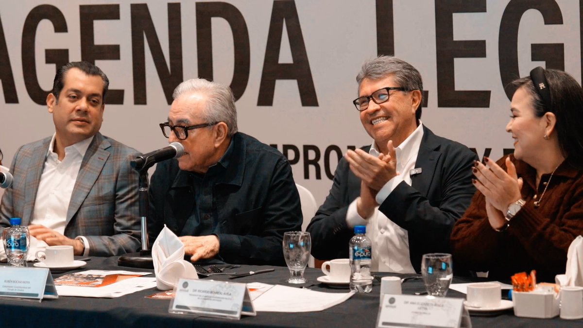 En nuestra tercera reunión legislativa, reafirmamos en Sinaloa el respaldo de la Federación y de la mayoría en el Congreso a nuestra presidenta Claudia Sheinbaum Pardo. Gracias al gobernador Rubén Rocha Moya por su acompañamiento. Mantenemos la unidad ante los retos nacionales e internacionales