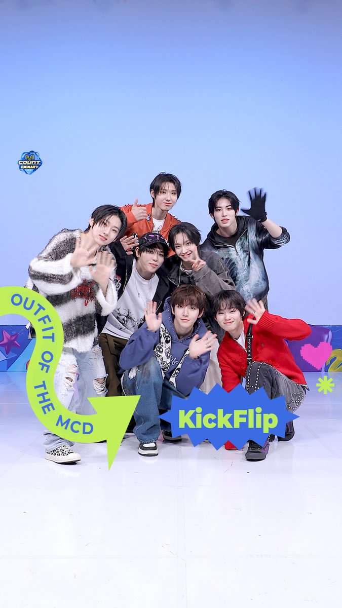 𝟐𝟓𝟎𝟏𝟐𝟑 𝑶𝒖𝒕𝒇𝒊𝒕 𝑶𝒇 𝑻𝒉𝒆 𝑴𝑪𝑫 : 𝑶𝑶𝑻𝑴 with KickFlip (킥플립) 잠시 후 저녁 6시! 엠카 본방사수 잊지마세요 🫶 #MCOUNTDOWN #엠카운트다운 #OOTM #KickFlip #킥플립