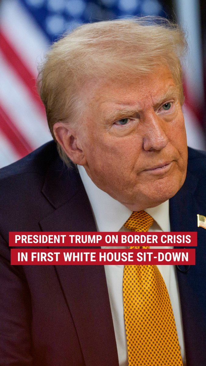 President Trump slams former President Biden's border policies, calling them "a gross miscarriage of common sense," during his first White House interview with Sean Hannity 🇺🇸 since returning to the Oval Office.