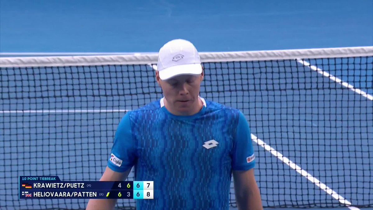 HOW ABOUT THAT! Heliovaara/Patten prevail in the tiebreak to move past Krawietz/Puetz 6-4 3-6 7-6(7). The 2024 Wimbledon champs look to add to their tally on Saturday. As Harri Heliovaara said, ONE MORE! 🏆 #AO2025 ⋅ Wide World of Sports ⋅ ESPN ⋅ @eurosport ⋅ WOWOWテニス