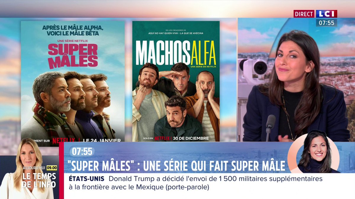 🔴 "Super mâles" : une série qui fait super mâle 👉 "La série, adaptation française de 'Machos alfa', débarque demain sur Netflix. Le concept est trop drôle : le quotidien de 4 quarantenaires qui se considèrent comme des mâles alpha." 🎥 Ségolène Alunni
