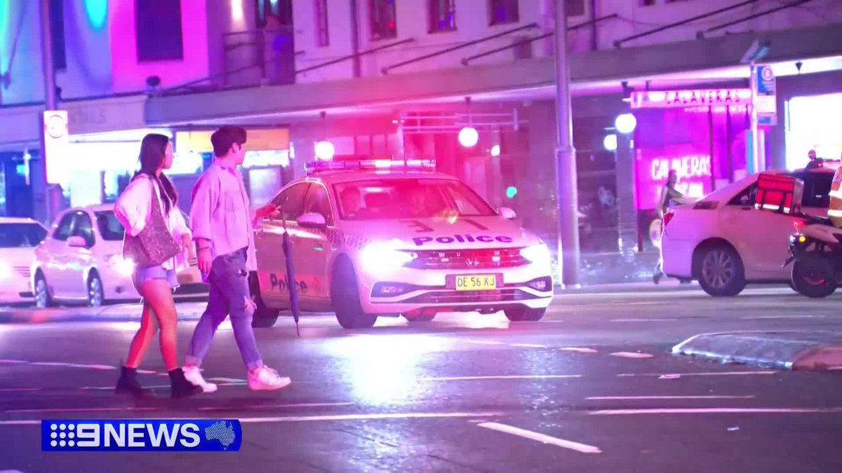 Two off-duty police officers have been allegedly viciously beaten and one left for dead, int he middle of Enmore Road in Newtown. Two arrests have been made, but a third man remains on the run. Alexander Heinke #9News