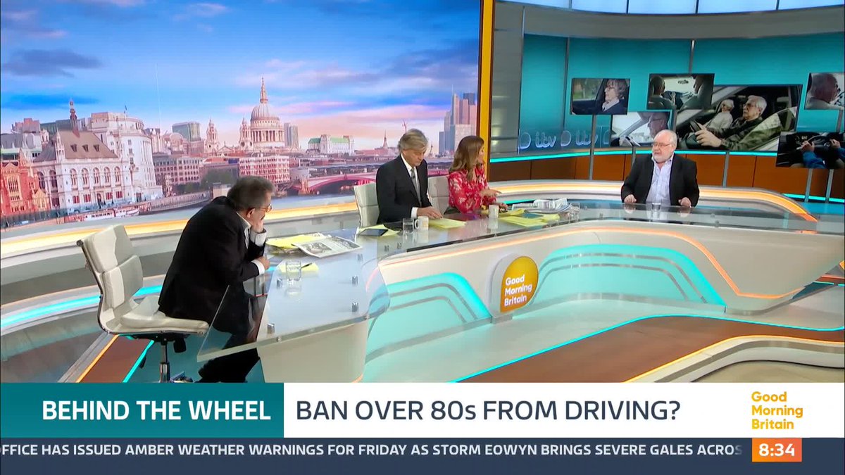 'I think we are dealing with a time bomb.' Professor Robert Winston and Mike Parry debate whether there should be a ban for people who are over 80 years old from driving. What do you think?