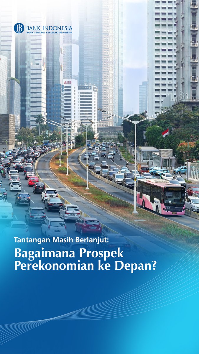 "Sinergi, Stabilitas, Transformasi." Tiga kata kunci agar perekonomian Indonesia bertahan di tengah tantangan global. Apa arti pentingnya untuk Indonesia? Mari telusuri, #SobatRupiah! 👇 -A Thread-