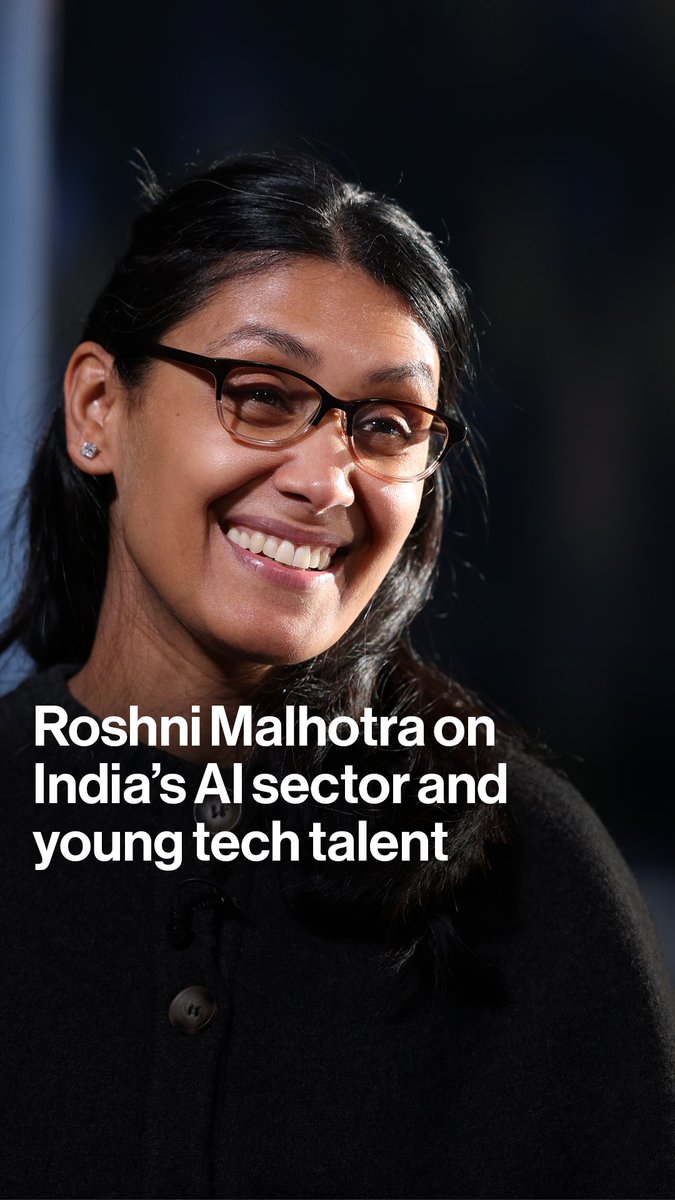 "We can be a supplier of tech talent to the rest of the world." HCLTech Chair Roshni Nadar Malhotra tells Haslinda Amin India has a large pool of young tech talent that can be utilised by other nations wanting to advance in AI