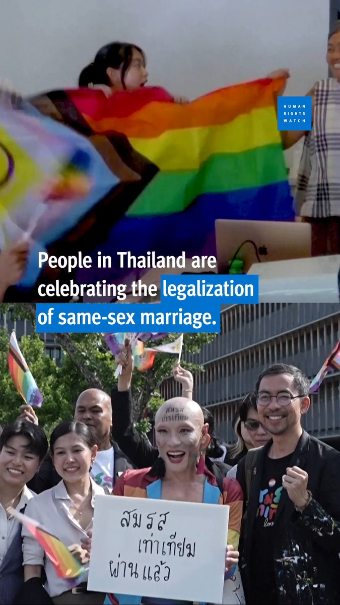 A reason to celebrate! A law legalizing marriage between same-sex couples has gone into effect in Thailand. The law, passed in June 2024, makes Thailand the first country in Southeast Asia to recognize same-sex relationships.