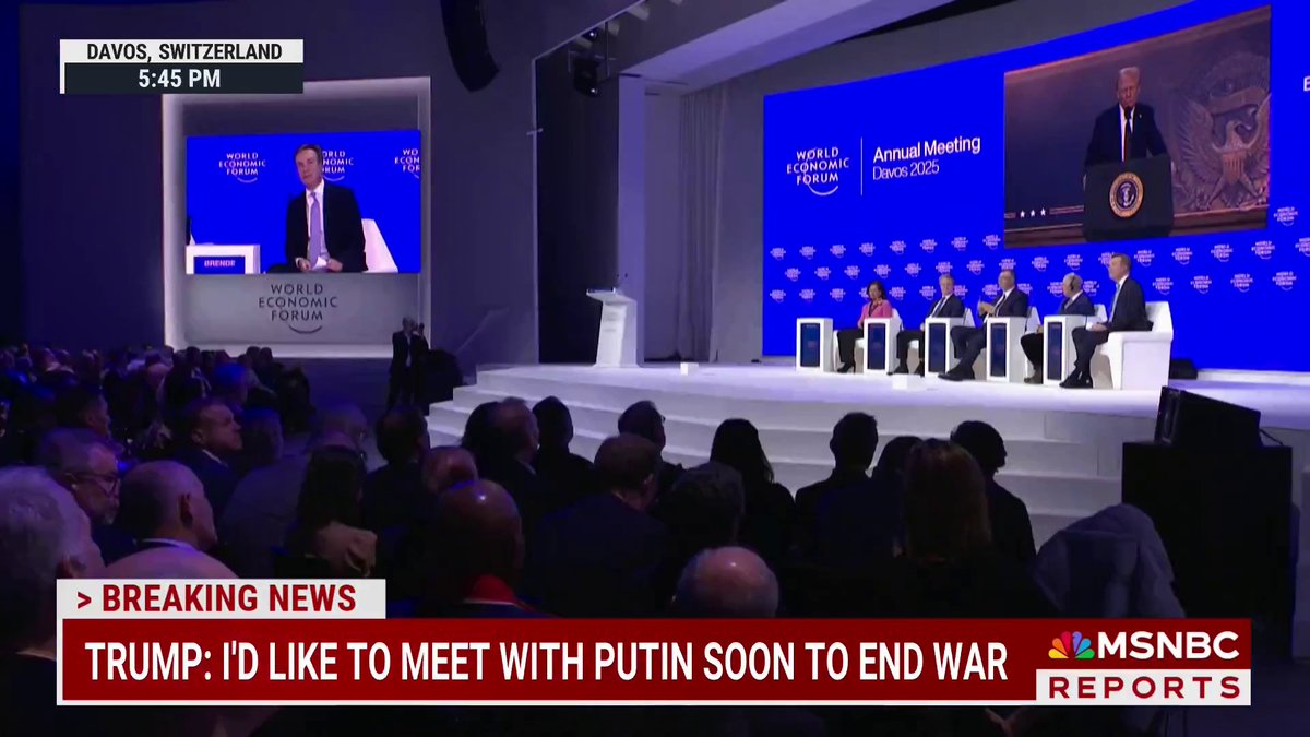 "My administration has taken action to abolish all discriminatory Diversity Equity and Inclusion nonsense..." Trump addresses WEF Forum in Davos about actions he's taken this week, such as DEI and gender.