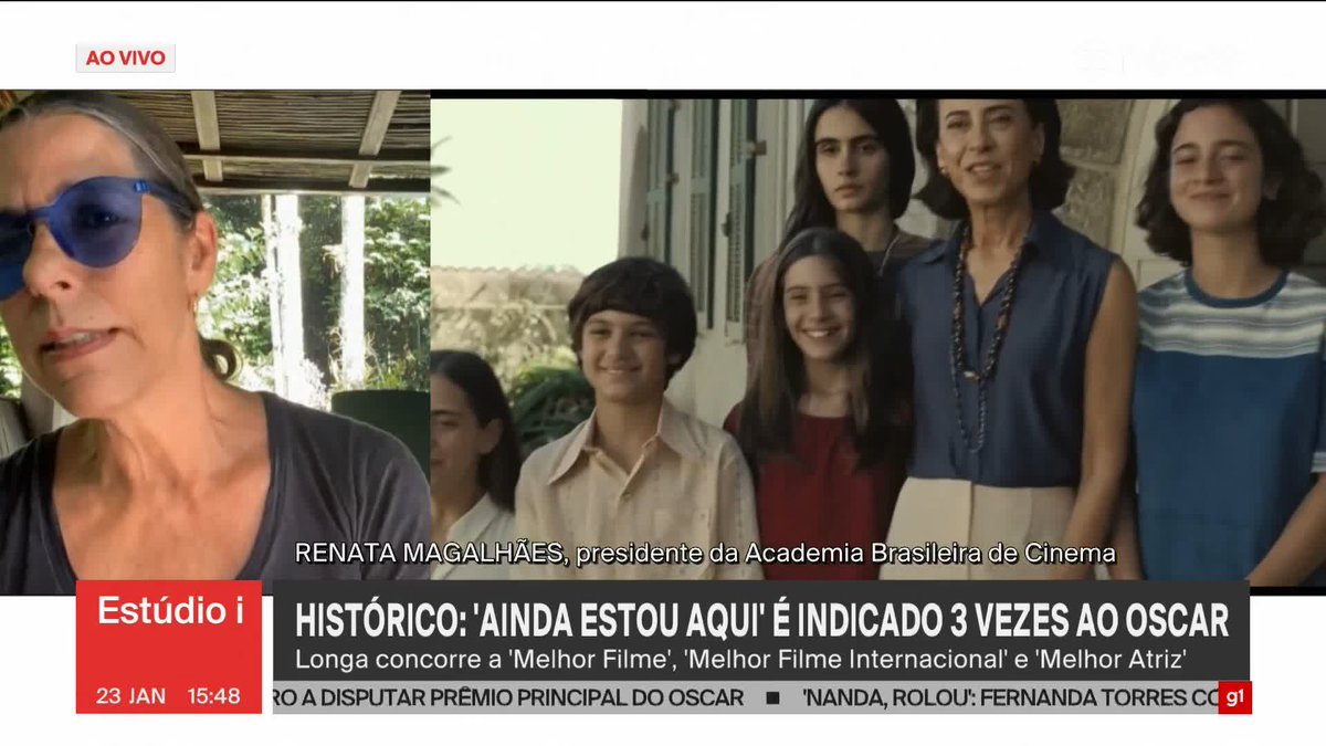 Renata Magalhães, presidente da Academia Brasileira de Cinema, revela que governo anterior queria ter maioria de votos nas indicações do Brasil para o Oscar: "Houve uma tentativa de um 'golpe'". ➡ Assista ao #Estúdioi: #GloboNews