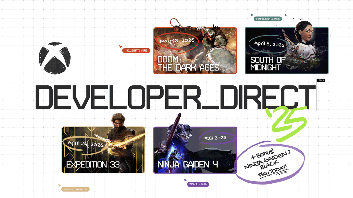 ▶️ *hits play on the Developer_Direct highlight reel* All games featured today will support Xbox Play Anywhere | #DeveloperDirect