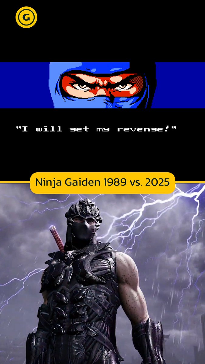 "This wasn't in my history book" but it's certainly in ours. Take a look at how #NinjaGaiden has changed from 1989 to now!