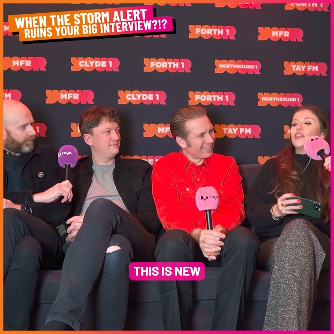 🚨 When the storm alert RUINS your big interview with Franz Ferdinand 👀 Amber Zoe Radisson RED Glasgow