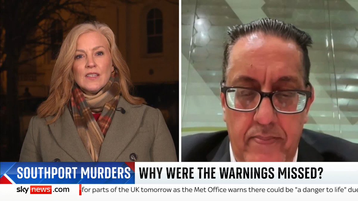 'The lack of any intervention, the lack of any support he might have needed, the lack of any legal action, has led to these terrible crimes' Former NW England Chief Crown Prosecutor Nazir Afzal speaks to Sarah-Jane Mee about the Southport murders