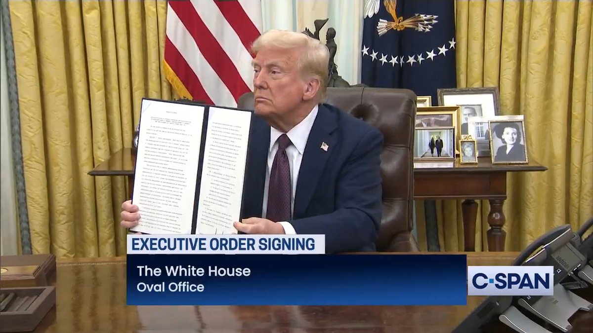 President Trump signs executive order declassifying files relating to the assassinations of President John F. Kennedy, Senator Robert F. Kennedy and Rev. Dr. Martin Luther King, Jr. "A lot of people are waiting for this for years. For decades. Everything will be revealed."