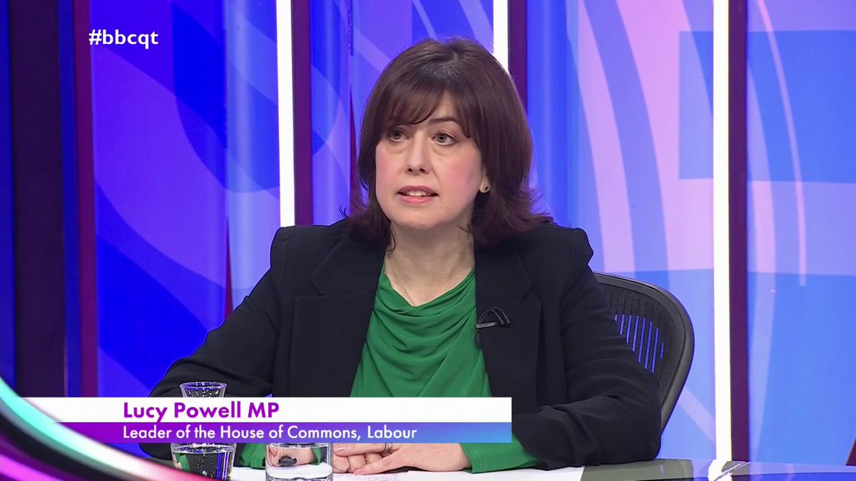 “The government is absolutely committed to making sure that… any change that is necessary we will make and we will bring forward” Labour’s Lucy Powell says “steps could have been taken more strongly” to prevent the Southport attack which the inquiry will uncover #bbcqt