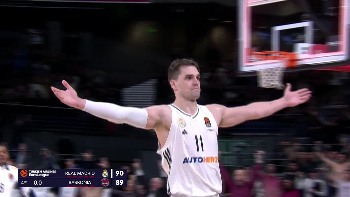 🚨 SUPER MARIO 🚨 🔥⚪️ El triplazo de Mario Hezonja para darle la victoria al Real Madrid