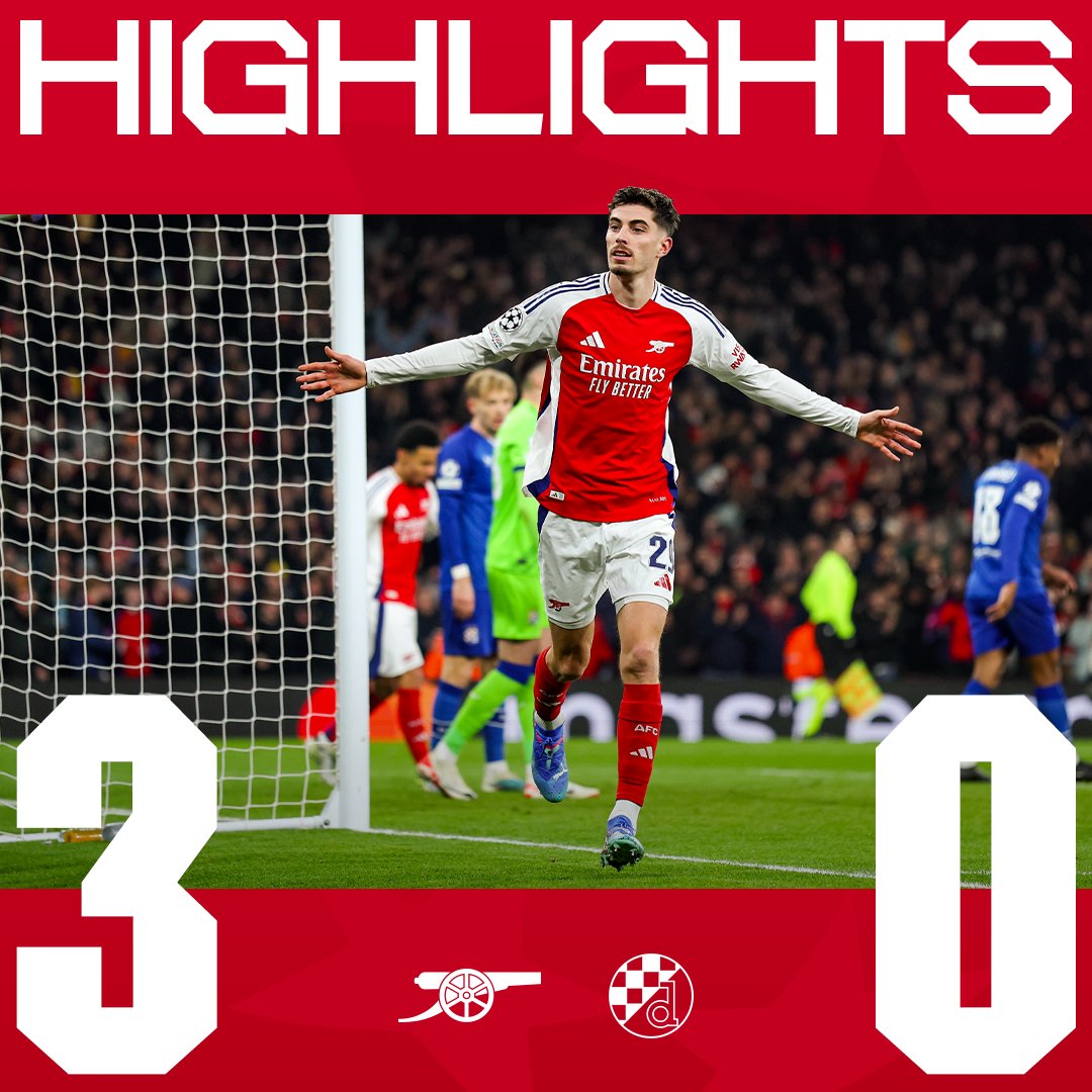 Professional performance at home ⚡️ 📺 Enjoy the highlights of our win against Dinamo Zagreb now 👇