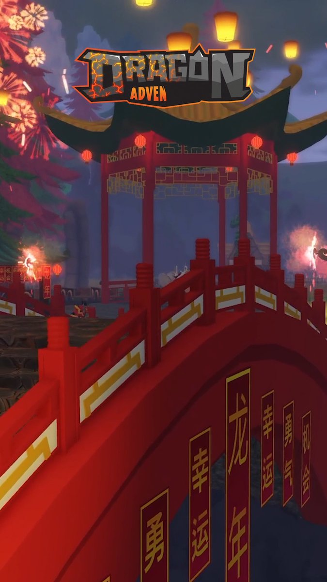 Dragon Adventure's annual Lunar New Years event is starting TOMORROW! Revisit the Lunar New Year hub in Origins and get a chance to obtain Hongliang, Yueshi, Fulong, returning Lunar New Years items and more! 🏮 #DragonAdventures #Roblox #TwinAtlas #SonarStudios