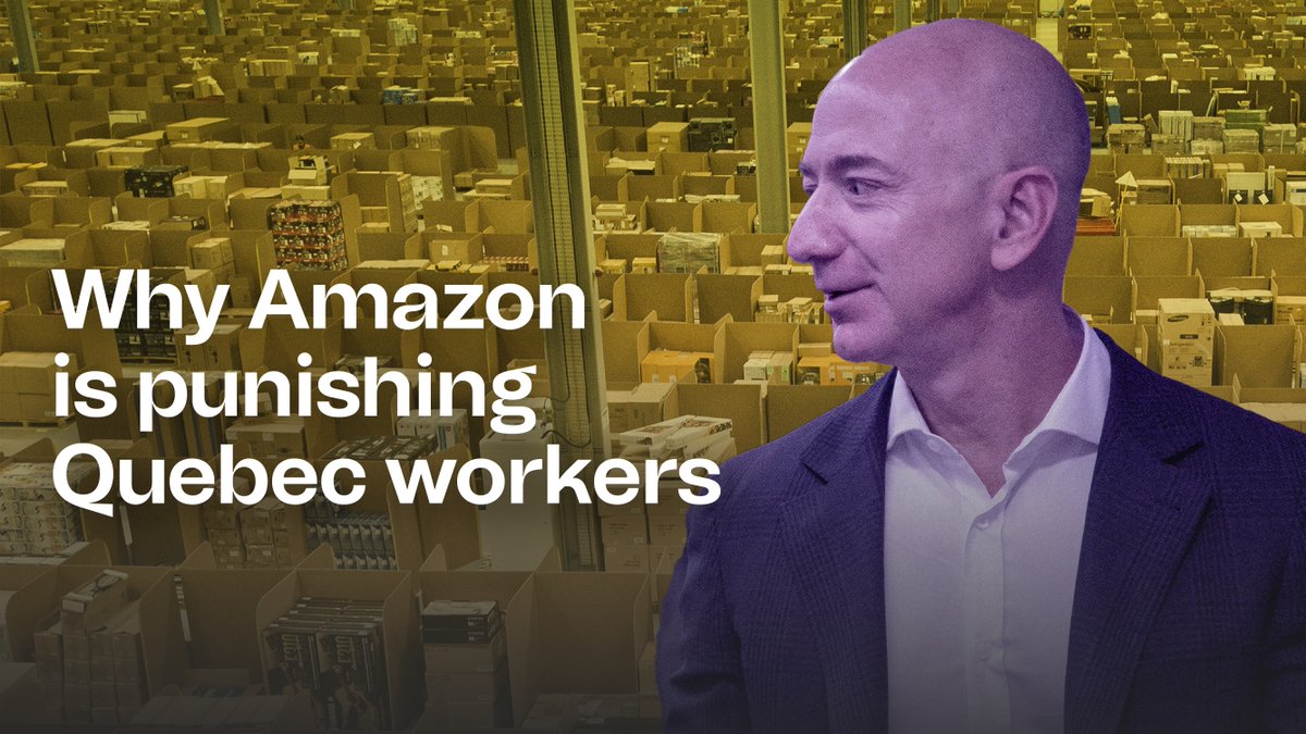 Amazon was happy to gobble up public handouts in Quebec, before they decided to cut and run when workers unionized. Read mostafa henaway’s analysis about why Amazon is quitting Quebec to ‘shock and awe’ workers worldwide: