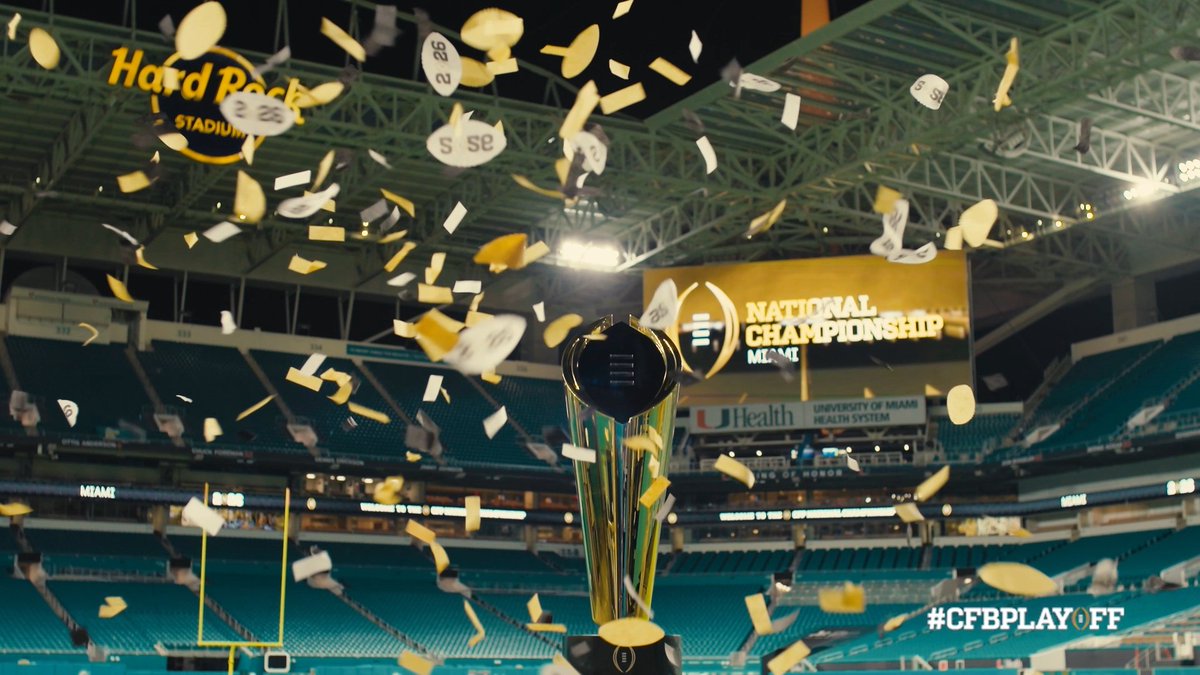 We’re bringing college football’s greatest prize back to the Magic City. 🌴🏈🏆 Monday, January 19, 2026. #CFBPlayoff • #NationalChampionship • Capital One Orange Bowl