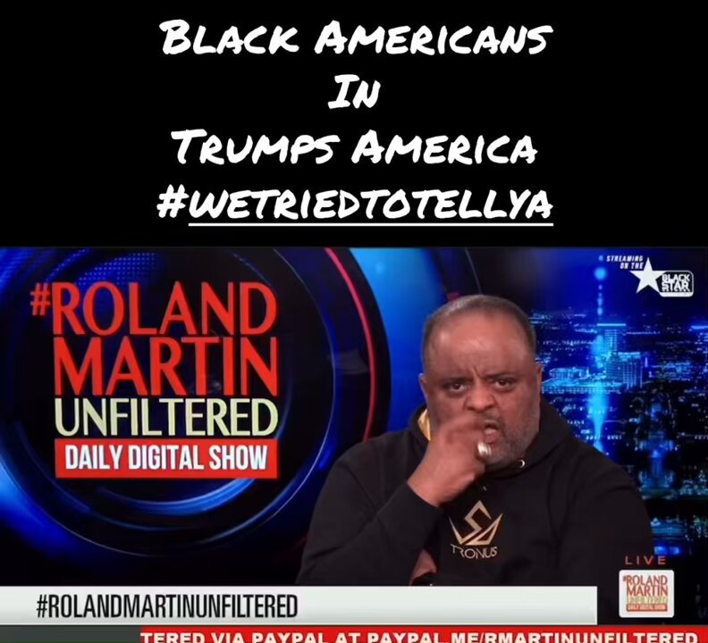 .rolandsmartin breakdowns on the third day of #Trump's return to office, the implications of his decision to reverse critical laws are becoming increasingly clear, particularly for #BlackAmerica. While some have claimed that #Biden's administration was ineffective, Trump's actions tell a different story as he actively rescinds #laws and #executiveorders that could have a profound impact on marginalized communities. The stakes are high, and it's essential to understand how these changes will shape the future for Black Americans. #wetriedtotellya #hilarywasright #kamalawasright