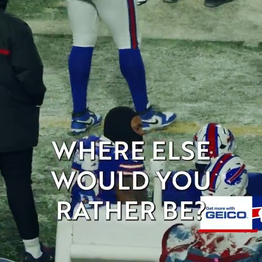 WHERE ELSE WOULD YOU RATHER BE?! Watch Dion Dawkins and Ty Johnson mic'd up in our Divisional Round win: GEICO | #BillsMafia