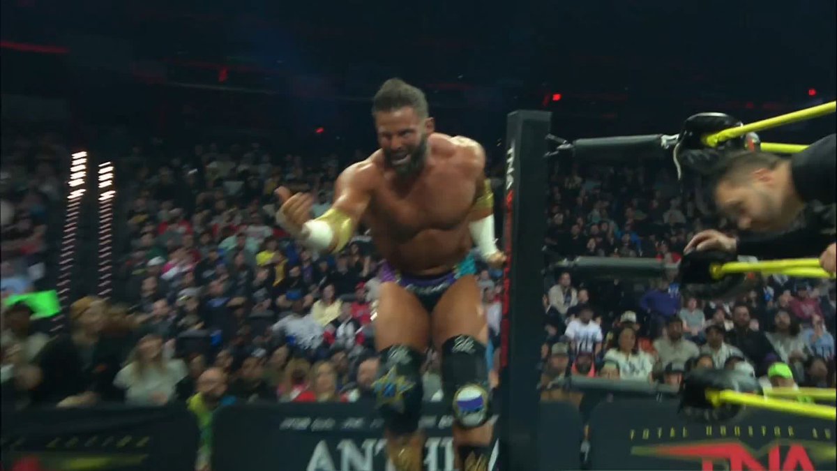 .Joe Hendry adjusts Matt Cardona's attitude using the hardest part of the ring! WATCH #TNAiMPACT on TNA+: