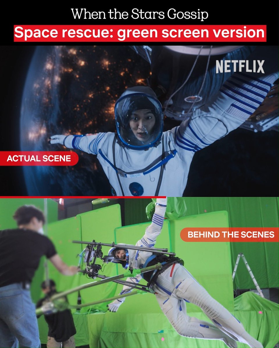 the danger is fake, but the screaming is 100% Lee Min-ho #bts #WhentheStarsGossip #Netflix #LeeMinho