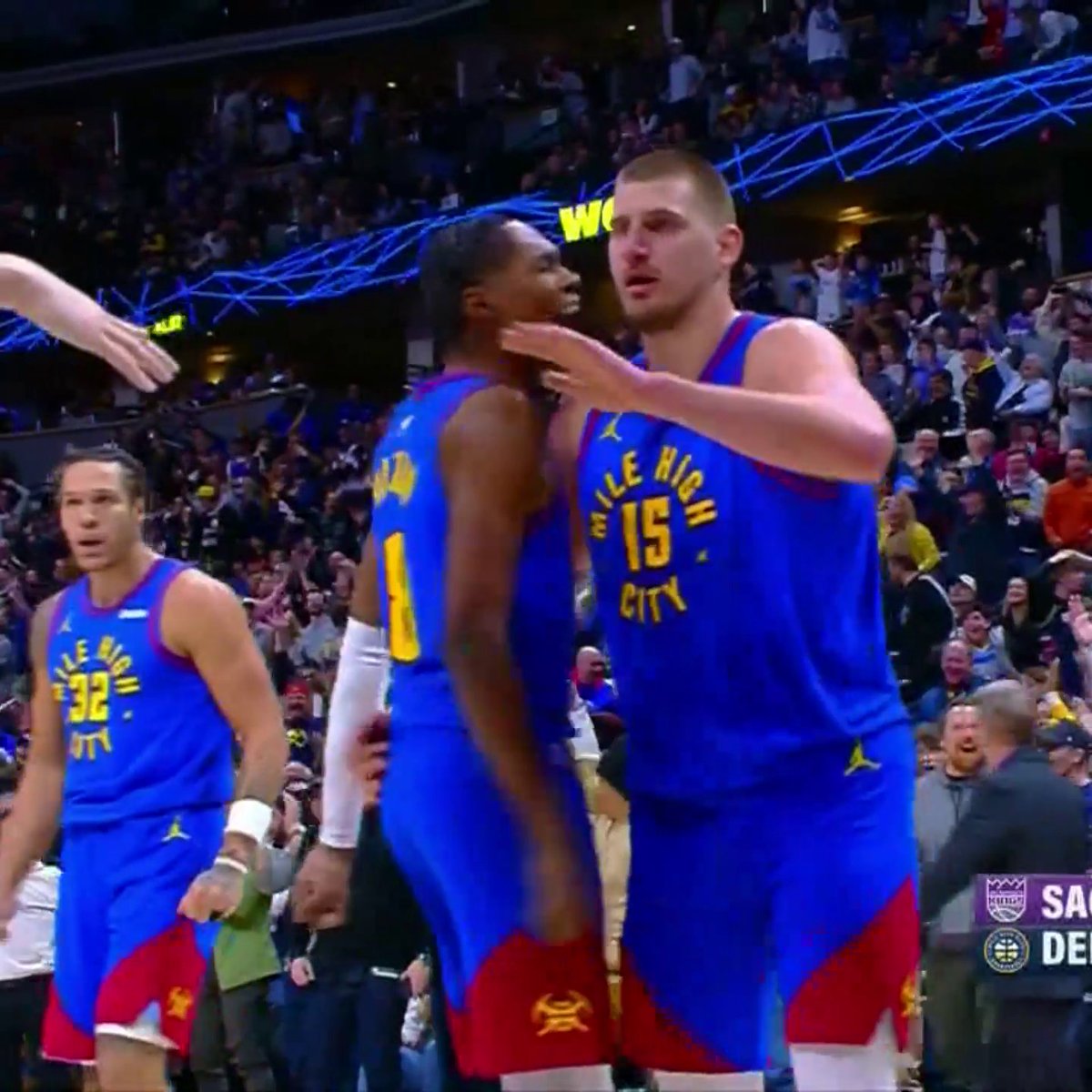 JOKIC WITH ONE HAND FROM NEARLY FULL COURT 😱 #SCTop10