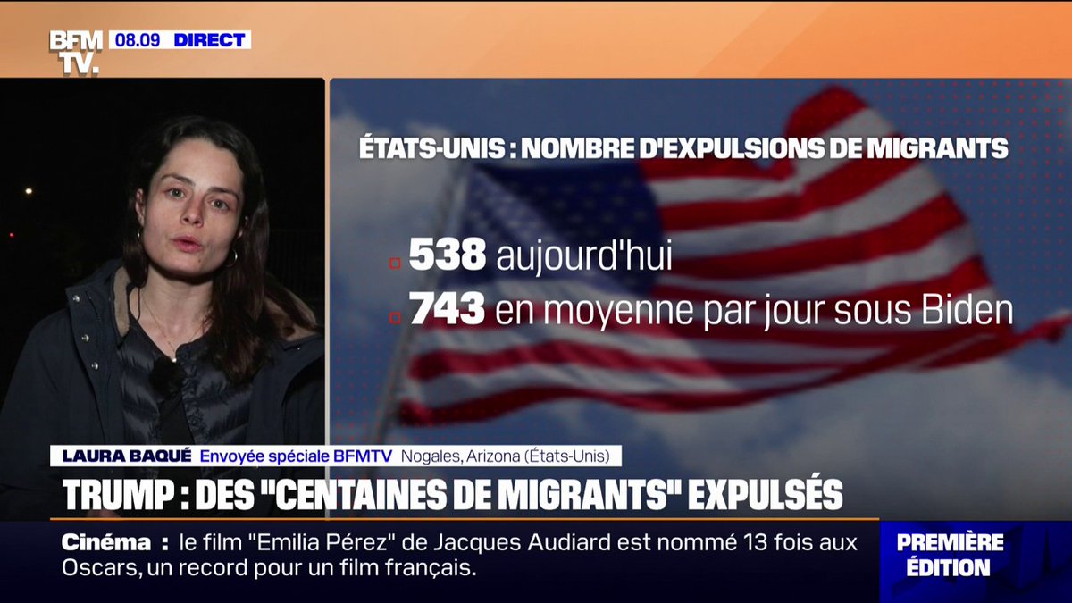 États-Unis: 538 "migrants criminels illégaux" ont été arrêtés aujourd'hui, et "des centaines" ont été expulsés