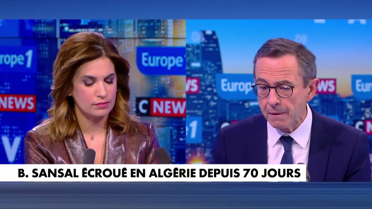 Détention de Boualem Sansal : "je pense qu'il est sans doute l'otage de cette relation tendue entre les 2 pays (...) Boualem Sansal est très malade et âgé, je demande au régime algérien un geste humanitaire" déclare Bruno Retailleau #LaGrandeITW #Europe1