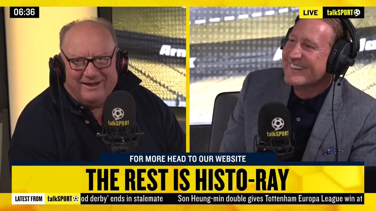 "1500s were unbelievable, people only bathed once a year!" 🛁 "They married in June because they still smelt nice from their May bath." 🥴 Don’t miss more historic insight from Ray Parlour on ‘The Rest is Histo-Ray,’ this morning at 9:15am. Watch -