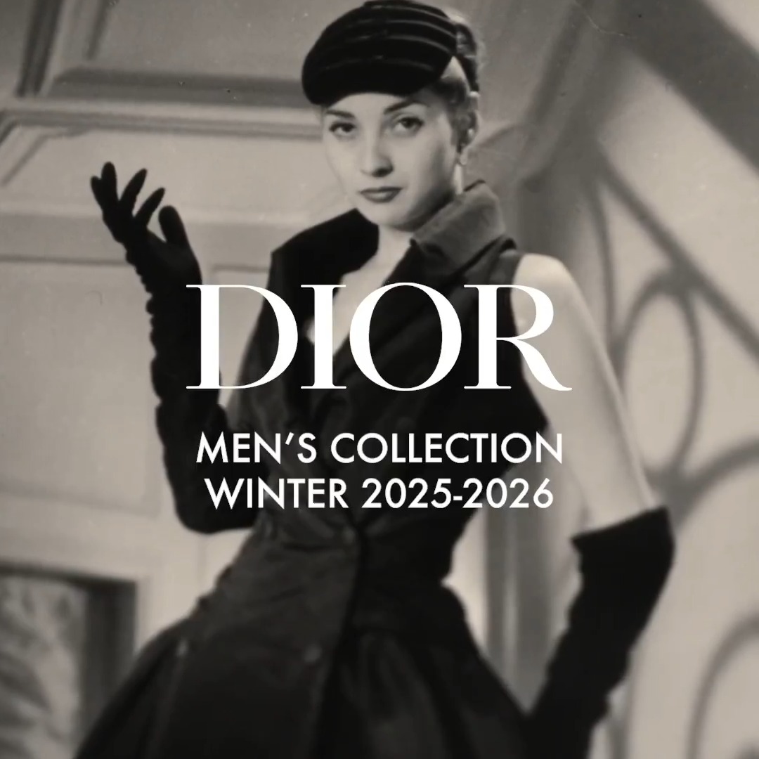 Mark your calendars for #DiorWinter25 by Kim Jones, live from Paris at 3pm CET today, January 24. Our first clue to Kim Jones's new collection comes from a deep dive into Monsieur Dior's inspirational 'H Line' of 1954. Tap the card for the show. © Mélinda Triana