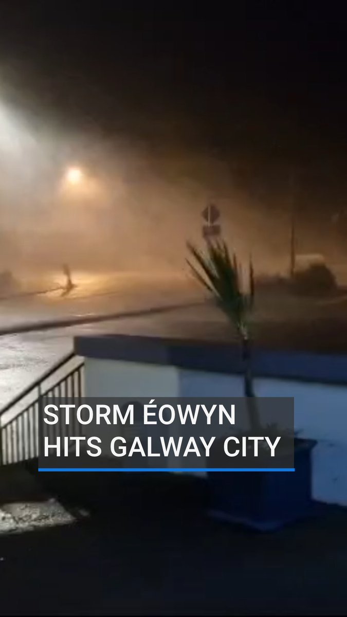 A series of Status Red wind warnings are in place for all counties as Storm Éowyn makes its presence felt. Gusts as high as 183km/h have been registered on the west coast, and at least 715,000 premises are without power across the country | Live updates: