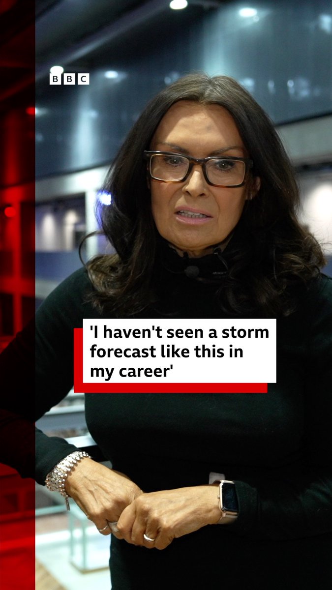 "I don't think I've ever seen anything quite so serious forecast in my career." BBC Weather presenter Judith Ralston on what could be expected as Storm Éowyn hits Scotland.