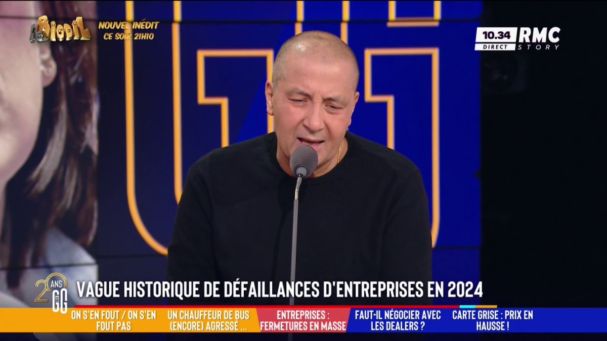 😲 Vague historique de défaillances d'entreprises en 2024 🥹 Le cri du cœur de Mourad Boudjellal : "La jeunesse, cassez-vous ! Si vous réussissez dans ce pays, vous êtes un criminel. On va vous emm*rder toute votre vie. La classe politique a foutu ce pays en l'air." #GGRMC