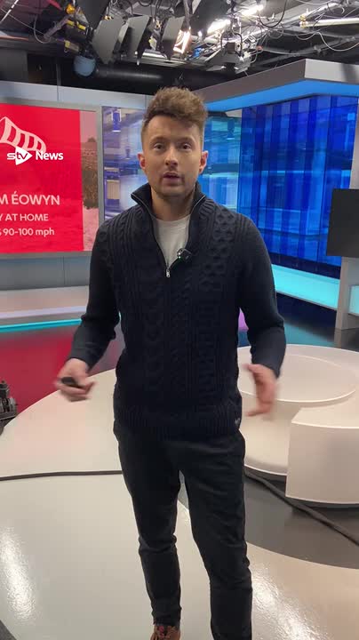 Sean Batty gives the latest weather update as Storm Eowyn continues to move across Scotland.