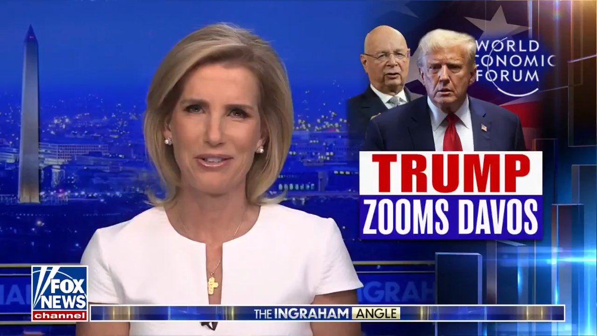Trump’s Davos message: 'Your schemes to control us are over.' The globalists are officially on notice. #TheAngle