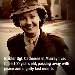 Seven years ago today, we lost MSgt Catherine Murray, the first female Marine to retire from the Corps. Semper Fi, MSgt. ๐ซก