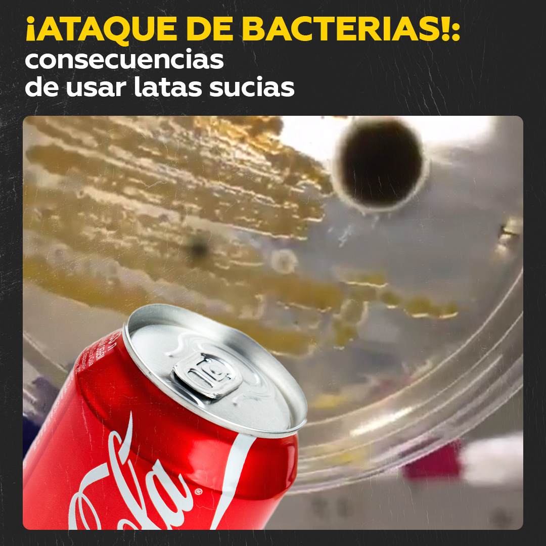 🥤 ¿Por qué hay que limpiar una lata antes de beberla? Según estudios recientes, es esencial limpiar las latas de aluminio antes de consumirlas. De los tres métodos evaluados, solo el uso de un paño con alcohol fue eficaz para eliminar las bacterias. 🔓 Fobias desbloqueadas