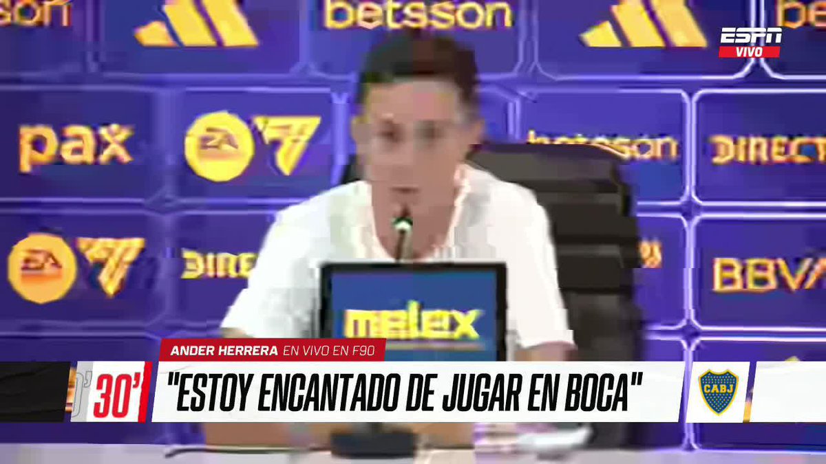 Como hincha de Boca, esta declaración de Ander Herrera hace que se te infle el pecho de una manera descomunal. Somos privilegiados. Ah, y gracias por elegirnos, Vasco.