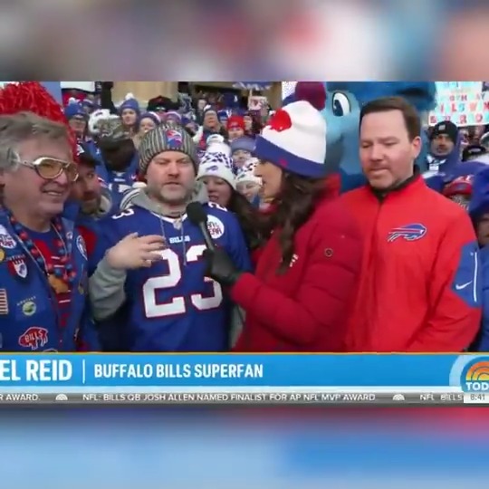 Buffalo looks good on the TODAY! ❤️💙 #GoBills | #BillsMafia