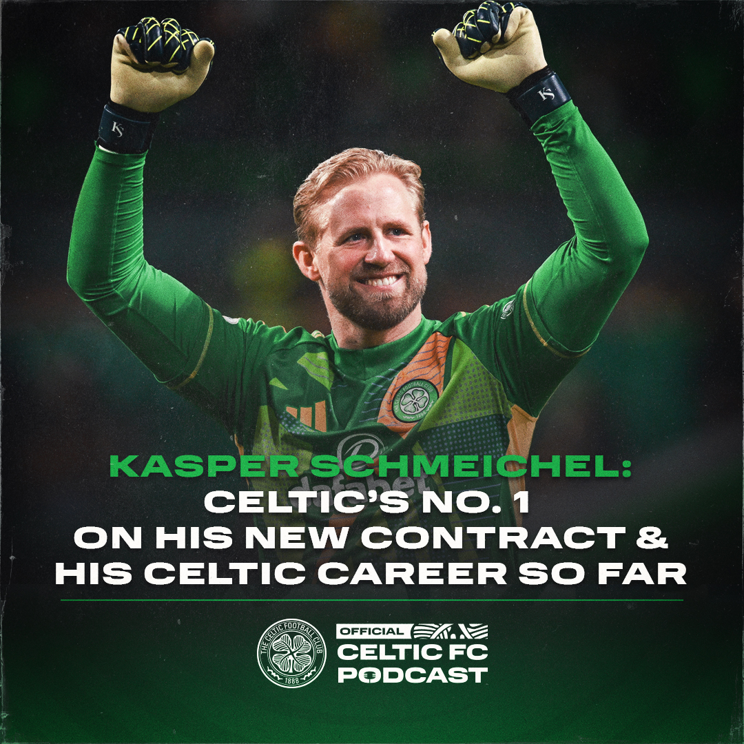 🎧📺 Exclusive Kasper Schmeichel podcast 🚨🎙️👐 “Those moments are extra special…” 🏆 Kasper Schmeichel is loving that winning feeling with the Celts 😁 You can hear his full and exclusive interview on the Official Celtic FC Podcast 🗣️🍀 Full episode available below ⤵️