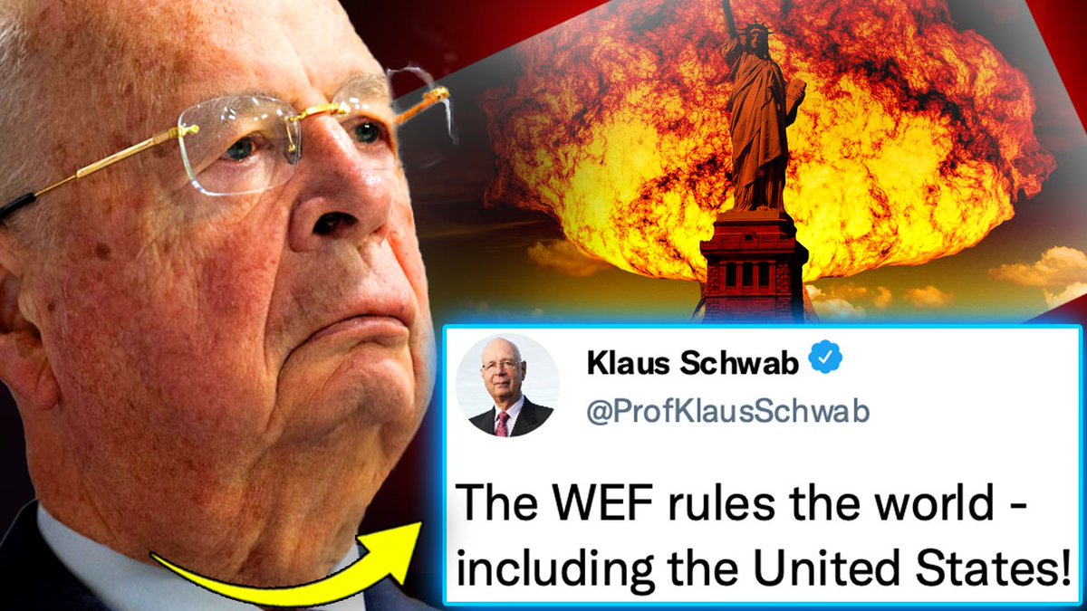 🚨 WEF Declares US Election Null and Void, Predicts 'Black Swan Events' Will 'Reset Humanity' in 2025 The World Economic Forum has officially kicked off in Davos, and the global elite, led by Klaus Schwab, are wasting no time making their agenda crystal clear. According to Schwab, the recent U.S. election results are proof that America can no longer govern itself. His solution? Force the United States to bow to the authority of the globalist agenda through a series of covert and calculated attacks set to unfold in the coming year. In his deranged and chilling plenary speech, Schwab didn’t mince words: the World Economic Forum rules the world, and now, it’s time to bring the American people into compliance.