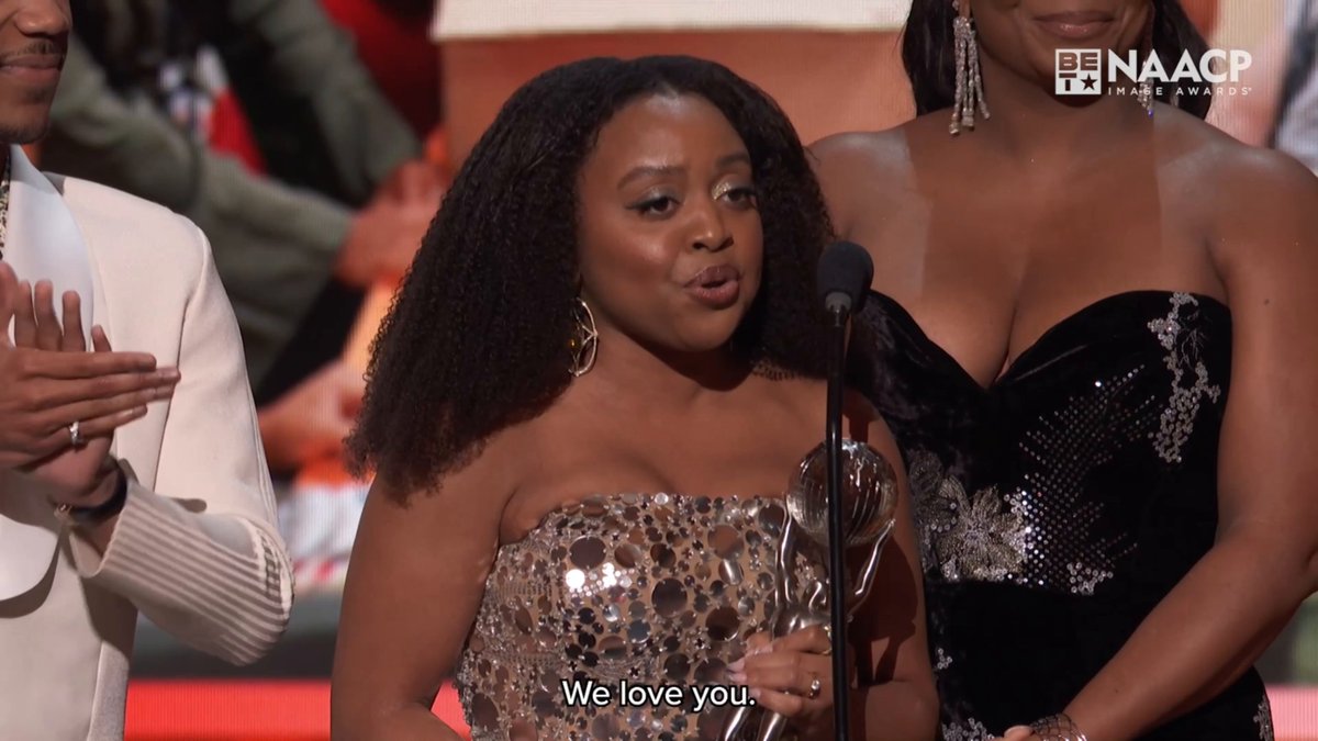 For us, by us 🥹❤️ Ms. Teagues and the Abbott Elementary cast always put us in our feels! Catch them at the #NAACPImageAwards February 22nd at 8 PM ET.