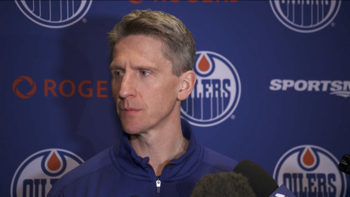 "The majority of the guys have been together for a long time... It helps overcoming adversity... There's been a lot of moments where you can say things hit the fan & they've handled it well." Coach Knoblauch on the #Oilers handling emotions. Enterprise | #LetsGoOilers