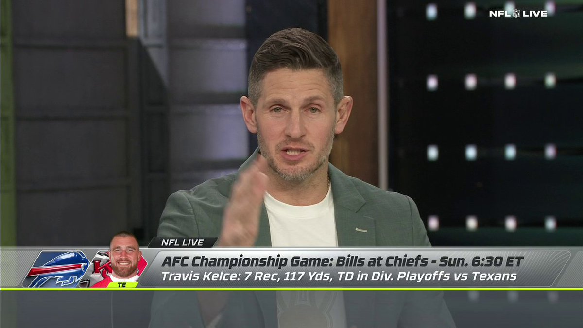 "I would treat him like a 'Where's Waldo' situation defensively." 👀 @RealClark25 and @DanOrlovsky7 discuss how Travis Kelce could pose problems for the Buffalo Bills' defense.