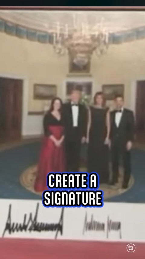 Why is Melania Trump's signature so similar to Donald Trump's? Forensic handwriting expert Bart Baggett tells me: "Her normal handwriting is perfectionist, very feminine, very poised, very honest. And then her signature...I think she just extended the [Trump] brand."